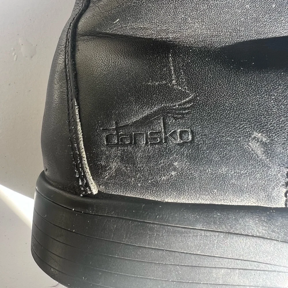 Dansko Black Leather Men's Boots